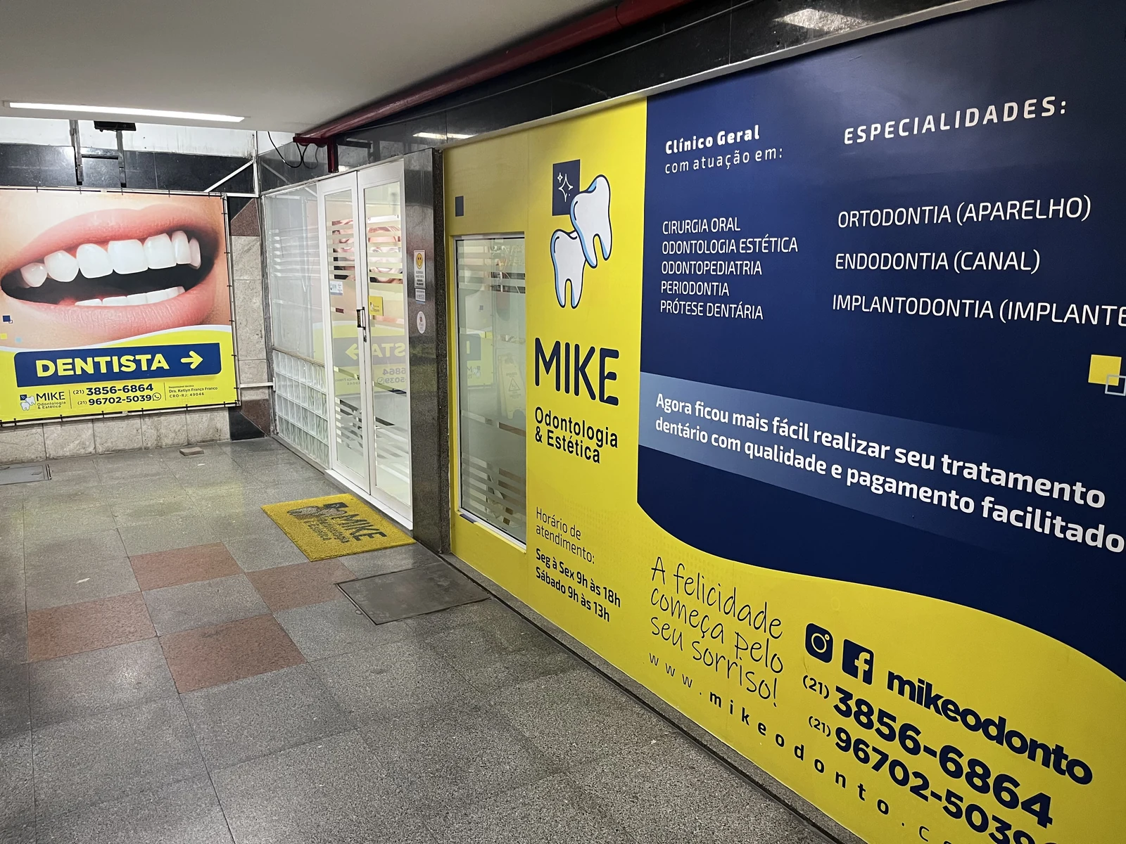 Entrada da Mike Odontologia em Alcântara, São Gonçalo