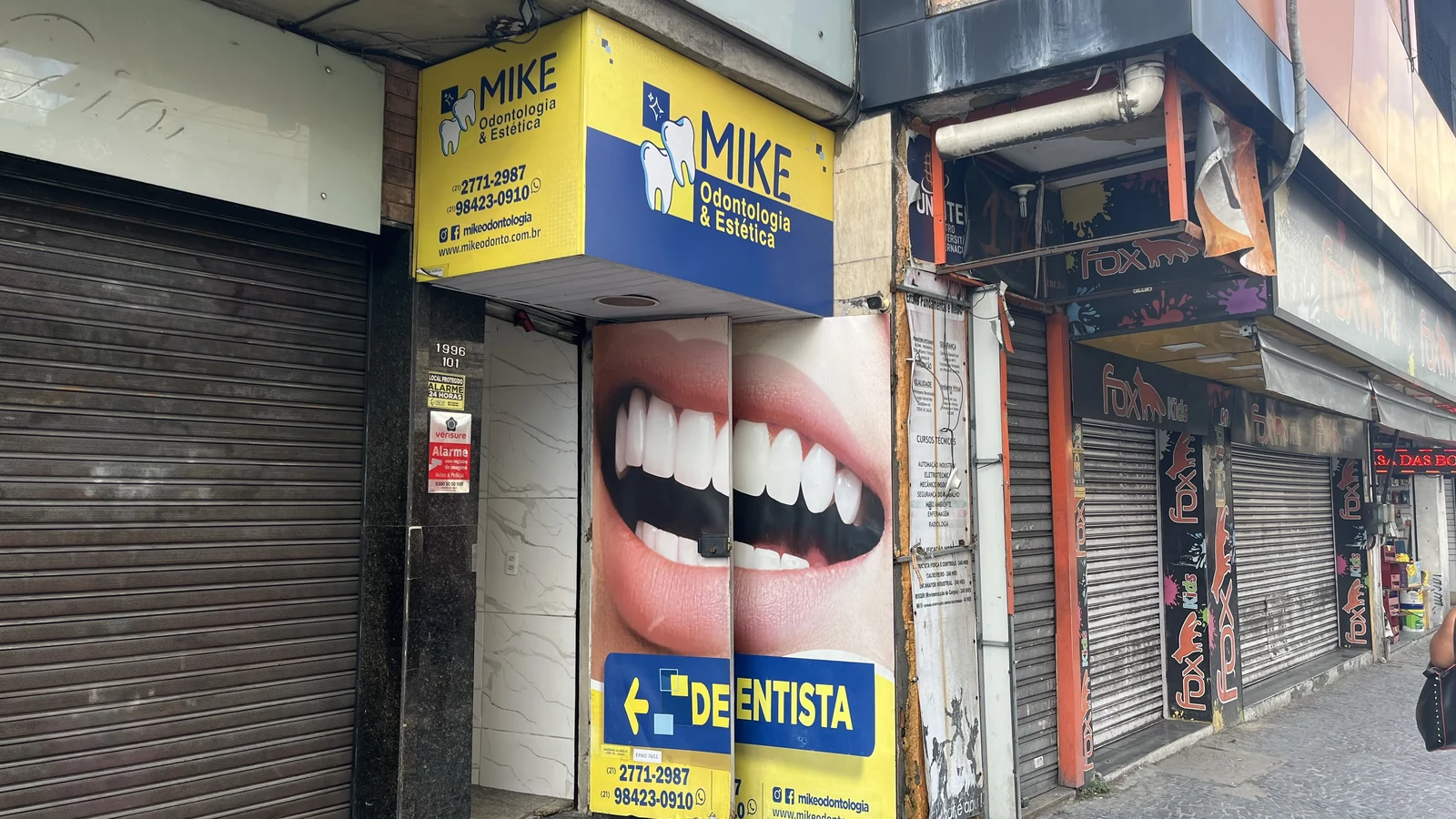 Fachada da Mike Odontologia em Duque de Caxias